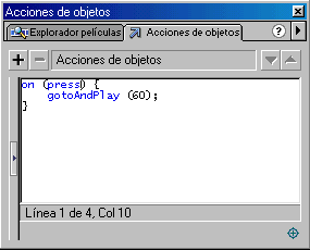 Acciones de objetos