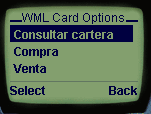 Card Menú