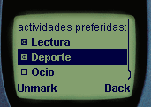 Objeto Select con preselección