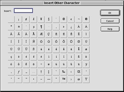 Characters