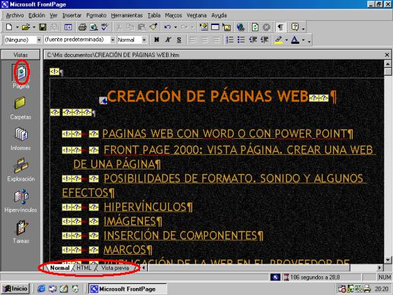 Vista página