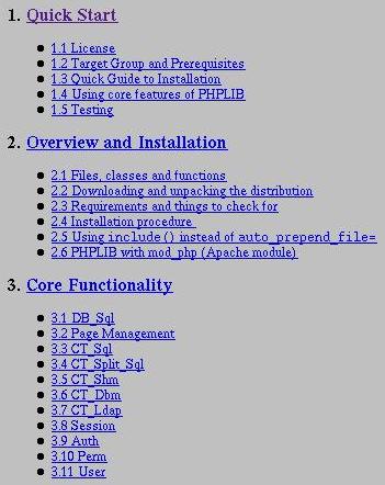Figura 1: Documentación de PHPLIB.
