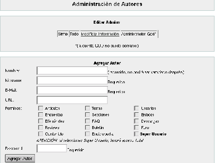 Figura 3.6: Editar Autores