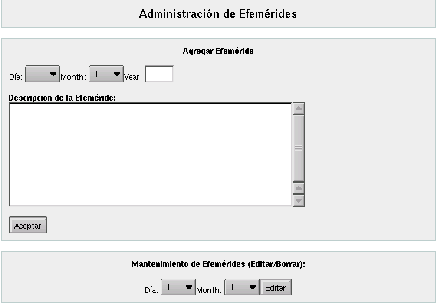 Figura 3.9: Efemérides