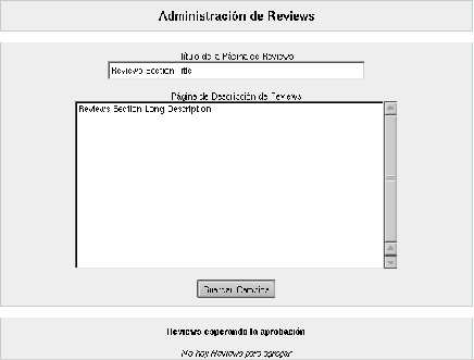 Figura 3.17: Reseñas